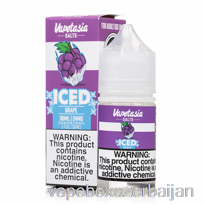 E-Juice Vape ICED Grape - Vapetasia Salts - 30mL 24mg